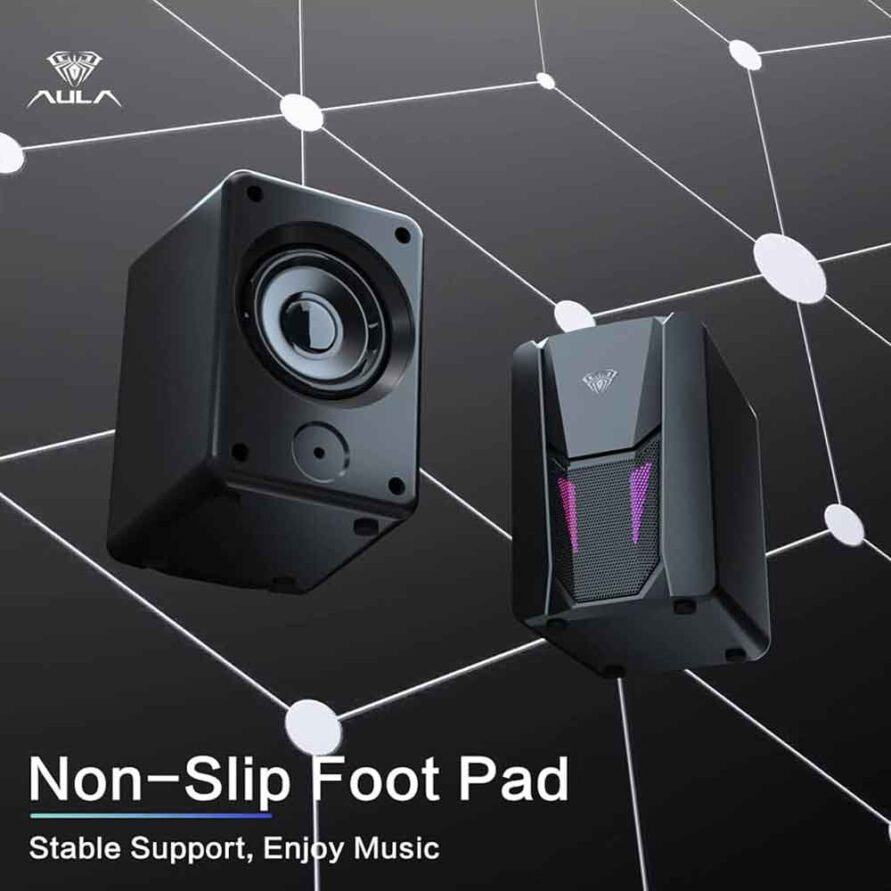 اسپیکر رومیزی گیمینگ آئولا مدل N-108 RGB اسپیکر رومیزی گیمینگ آئولا مدل N-108 RGB