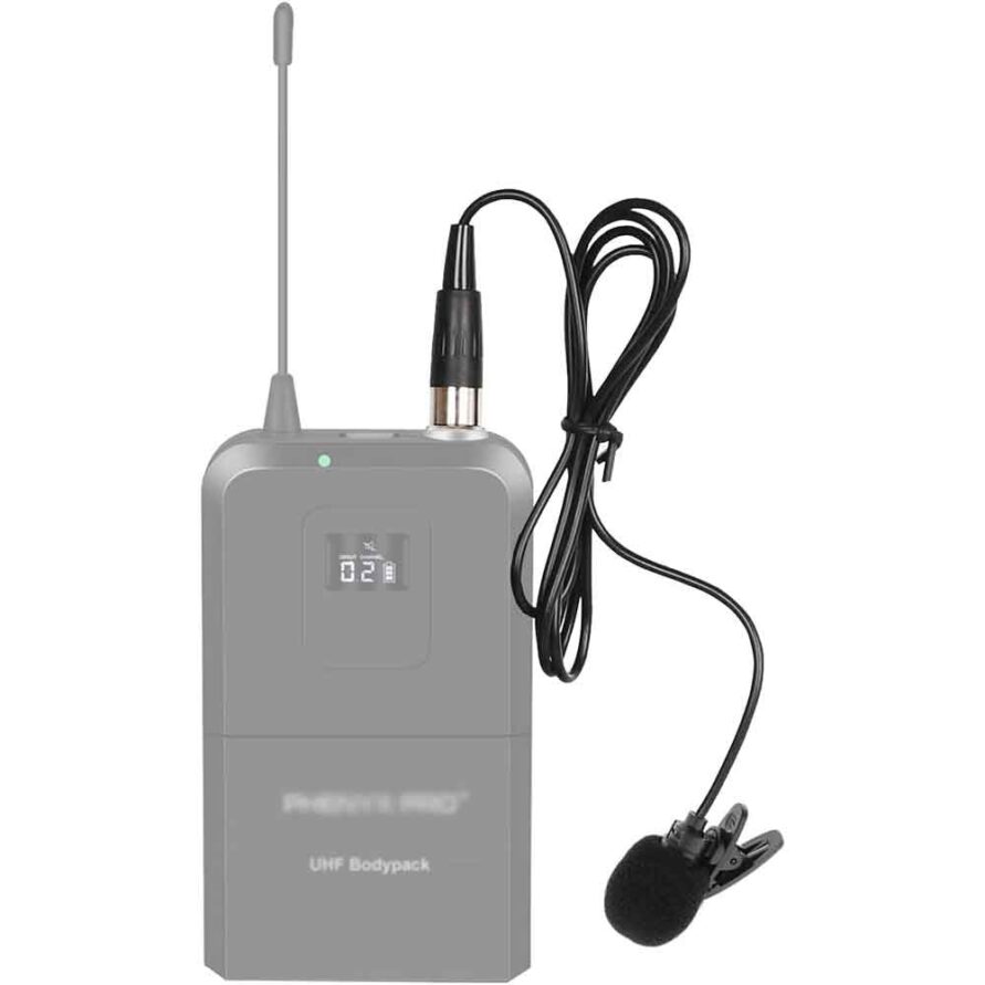 میکروفون ( میکروفن ) یقه ای مدل C2 رنگ مشکی برای دستگاه HF میکروفون ( میکروفن ) یقه ای مدل C2 رنگ مشکی برای دستگاه HF