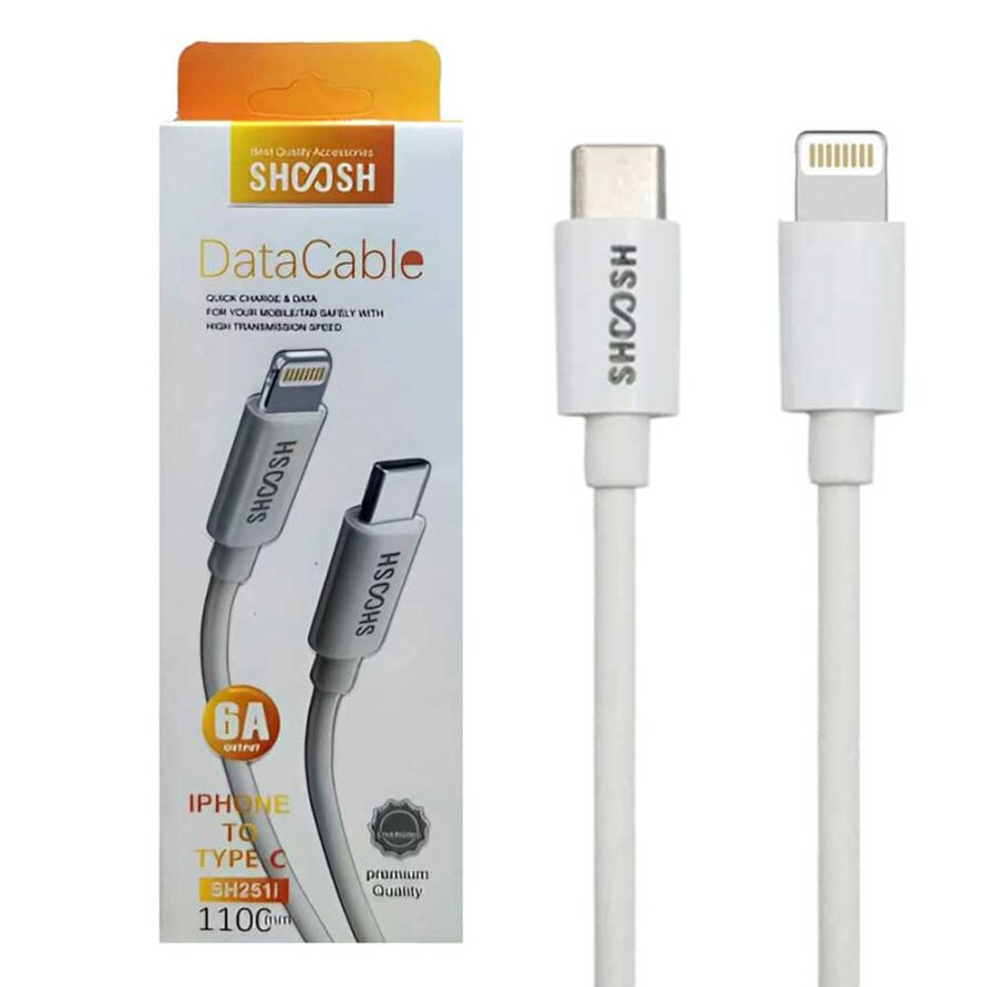 کابل تایپ سی به لایتنینگ Shoosh مدل SH251i