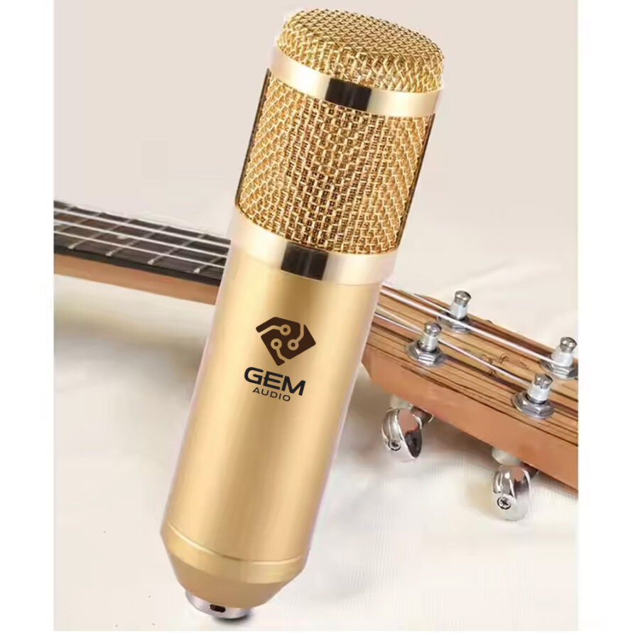 طراحی زیبای میکروفون استودیویی کاندنسر BM900 bm900 gold
