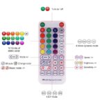 دکمه های ریموت کنترل ریسه RGB آبشاری