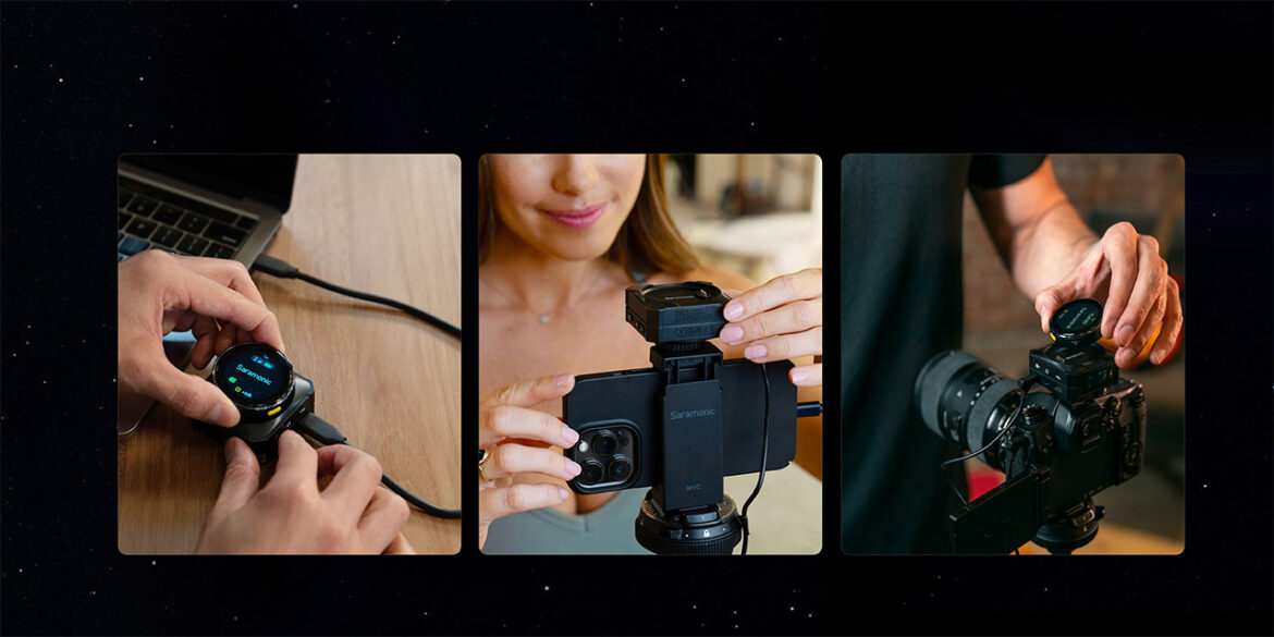 میکروفون Saramonic BlinkMe B2 با قابلیت اتصال به موبایل ، دوربین ، کامپیوتر و غیره